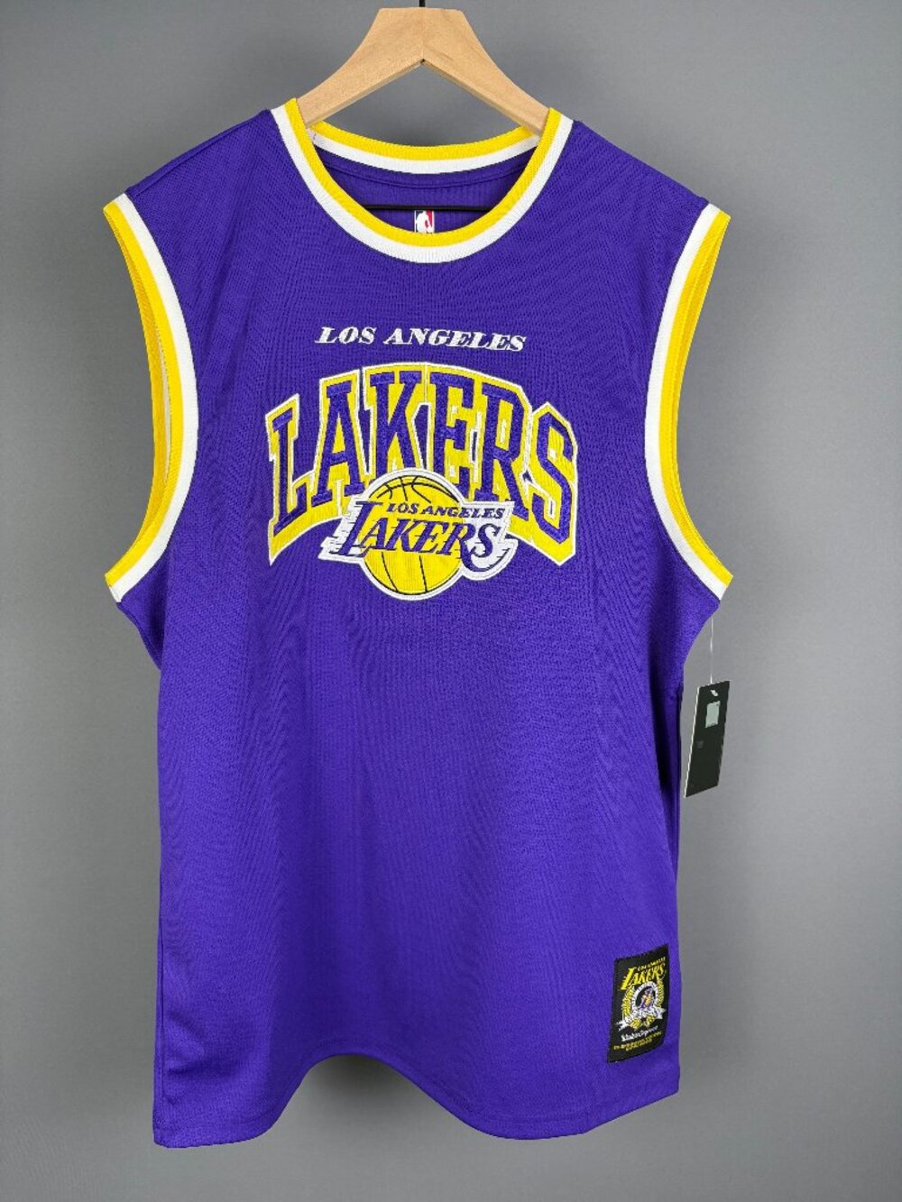 Los Angeles Lakers NBA UNK Men’s L Purple Mesh Jersey Tank NWT